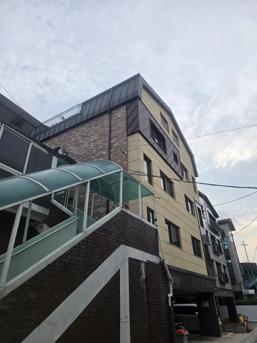 상가주택 우수관 모서리 마감 확인 경기 지역